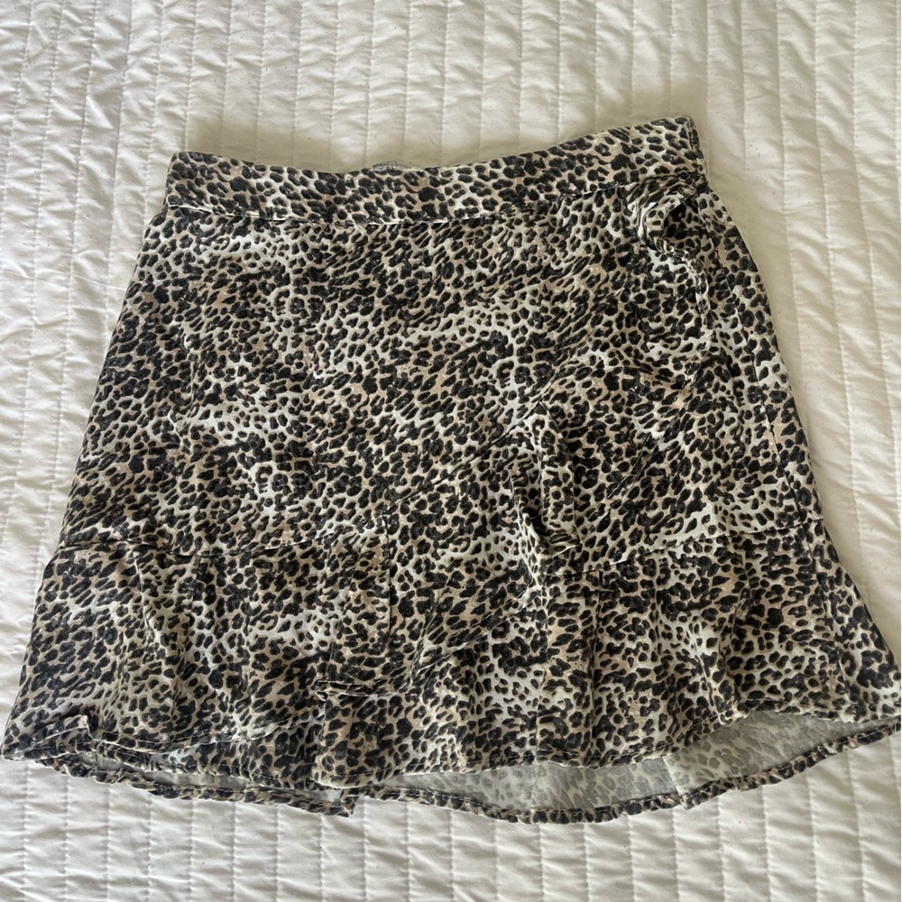 Animal print skirt